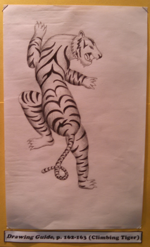 Drawing of tiger